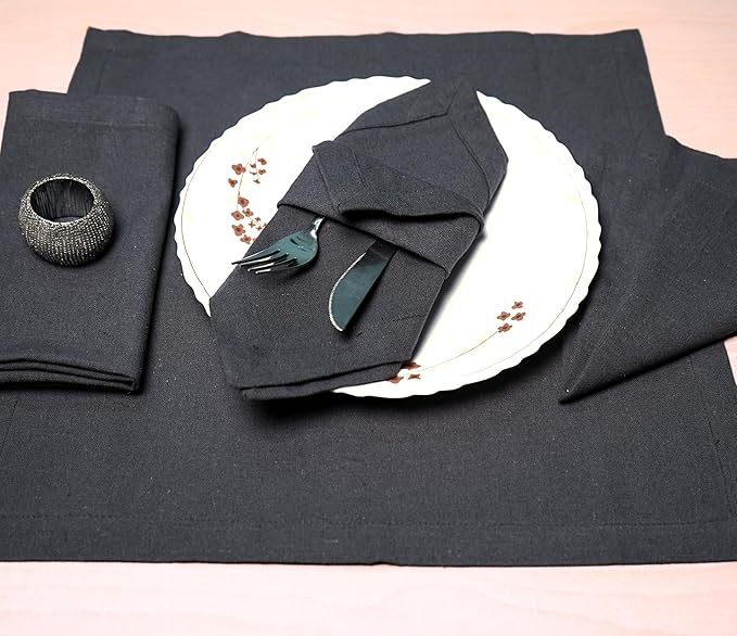 Cloth Napkins,Cotton Napkins,Dinner Napkins Cloth,Dinner Napkins,Cloth Napkins Set of 12 Cotton,Napkins Cloth,Cloth Napkins cotton,Cotton Dinner Napkins,Machine Washable Dinner Napkin 18x18 Charcoal