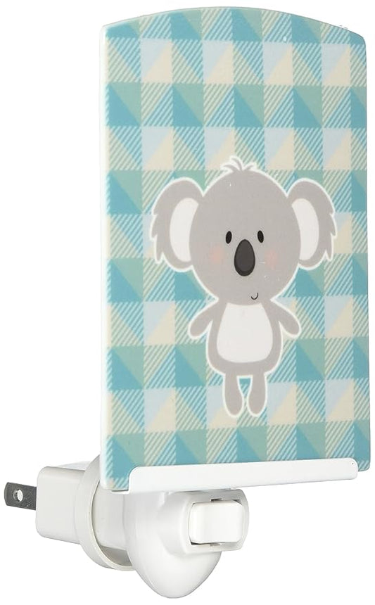 Caroline's Treasures BB7034CNL Koala Bear Ceramic Night Light Compact, UL-Certified, Ideal for Bedroom, Bathroom, Nursery, Hallway, Kitchen, 6x4x3, Multicolor
