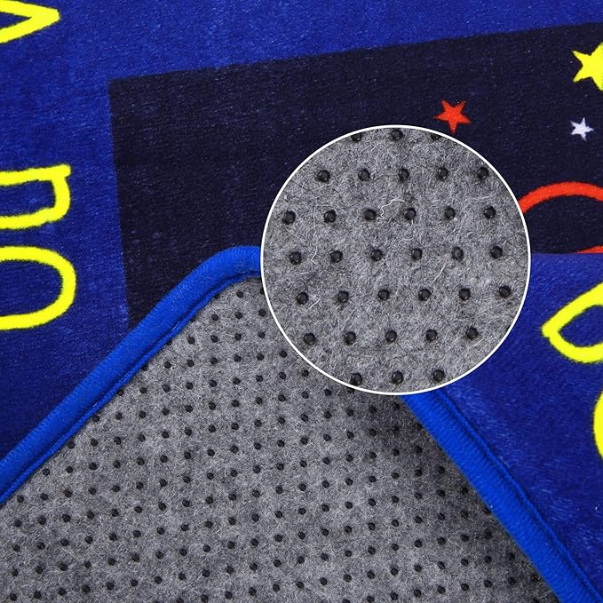 Baby Play Kids Rug Mat Solar System Learning Rug ABC Alphabet Educational Area Rugs for Classroom Kids Room Baby Playroom Mat Kids Foam Rug Playtime Activity Mat for Toddler 5 x 7