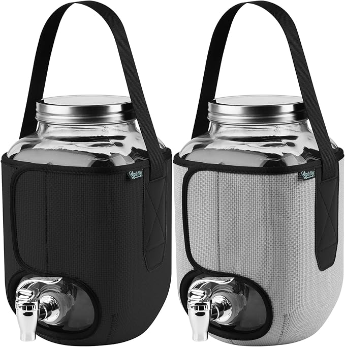 Beautyflier Sleeve for 1 Gallon Drink Dispenser with Spigot, Insulators Sleeve for 1 Gallon Water, Laundry Detergent or Beverage Dispenser for BBQ, Picnic, Pool Party and Social Events, Sleeve Only