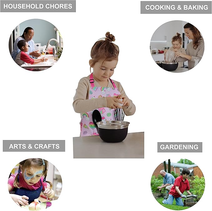 Kids Apron - cooking, gardening, artist, painting, cleaning, baking, pottery, chef, kitchen - gift boys, girls