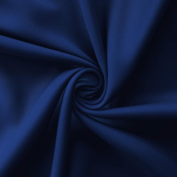 72 Inch Length Navy Blue Curtains for Bedroom 2 Panels Kids Blackout Thermal Insulated Grommet Drapes for Living Room Toddler Boys Decor 72 Inches Long
