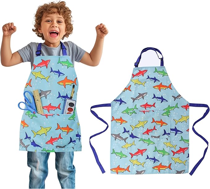 Kids Apron - cooking, gardening, artist, painting, cleaning, baking, pottery, chef, kitchen - gift boys, girls