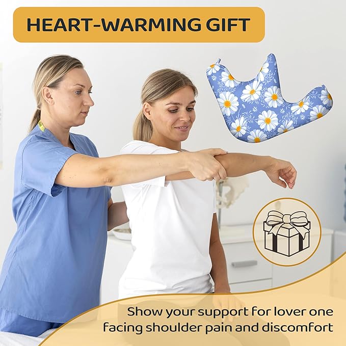 Rotator Cuff Pillow Post Shoulder Surgery Recovery Supplies Pillow,Providing Support for Post-Surgery Shoulder Comfortable Cotton Bag Pillow With an Detachable Design Post Surgery Shoulder Pillow