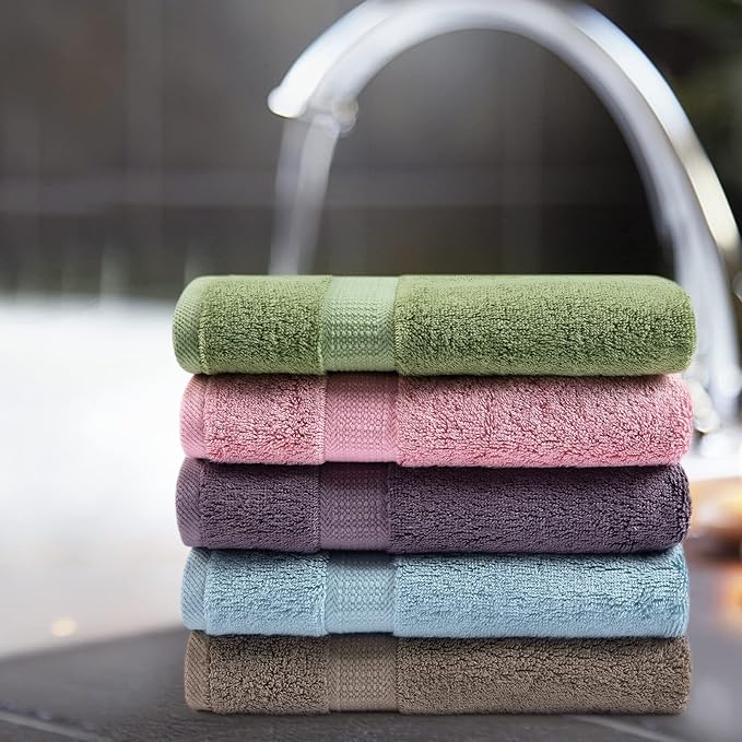 Extra Large Bath Towel Sheets for Body, Sensitive Skin, Adult Kids Baby Luxury Super Soft Highly Absorbent Oversized Towels 35" x 70" 1 Pack Pine Green