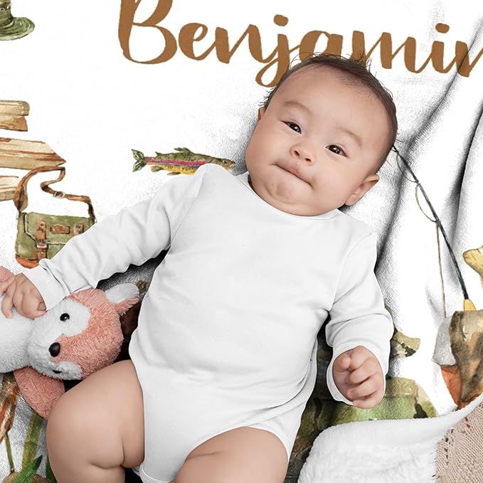 Custom Fishing Blankets and Throws,Fishing Gifts, Gifts for Fisherman,Custom Fish Blankets Fishing Gift for Man, Fish Hunter Gifts Throw Blanket, Fathers Day Fishing Gifts for Men,Kids Size-40"x50"