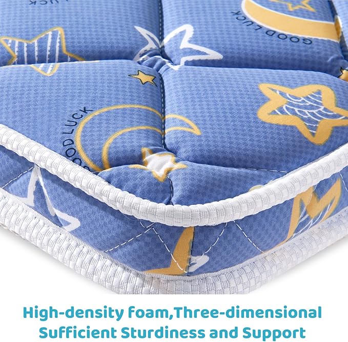 Pack and Play Mattress Topper - 38" x 26", Soft & Firm Premium Foam Pack N Play Mattresses Pad, Odorless Baby Foam Playpen Mattresses,Portable Playard Mattress Topper- Breathable & Comfort