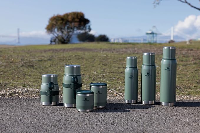 STANLEY Adventure To Go Insulated Travel Tumbler - 1.4QT - Leak-Resistant Stainless Steel Insulated Bottle with Insulated Cup Lid and Splash-Free Stopper