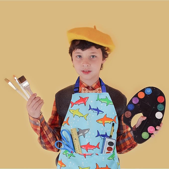 Kids Apron - cooking, gardening, artist, painting, cleaning, baking, pottery, chef, kitchen - gift boys, girls