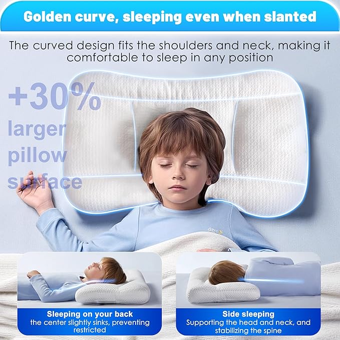 Toddler Pillow for Sleeping 3-6 Year Old