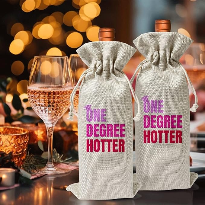 Funny Graduation Gift Wine Bag For Students Friend Masters Nurses College High Student, Inspirational Graduation Gifts For Daughter Son Wine Gift Bag, Reusable Burlap Wine Wrap Bag