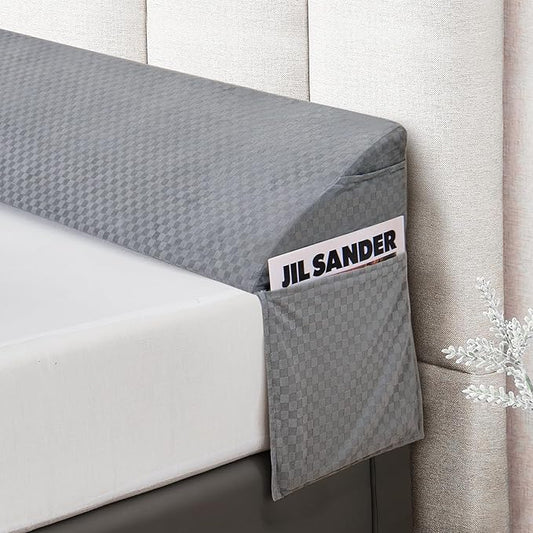 Wedge Pillow for Headboard - King Size Bed Wedge Pillow Headboard, Bed Wedge Gap Filler, Pillow Wedge for Headboard Gap - Fill The Gap (0-8") Between Headboard and Mattress (76"x10"x6")