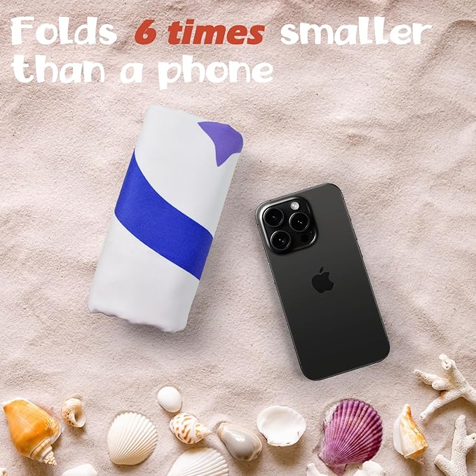 Cleanbear Kids Beach Towel - Cute ?œLazy??Bear with Long Tail Design, Soft and Absorbent, Perfect for Bath, Pool, and Beach