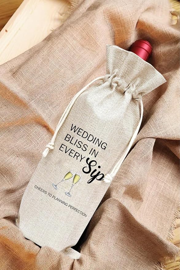 Engagement Gifts Wine Bag for Couples -Newly engagement couple gifts,Fiance Fiancee Gift for Him and Her,she said yes Engaged Gifts for Bridal Wedding Gifts