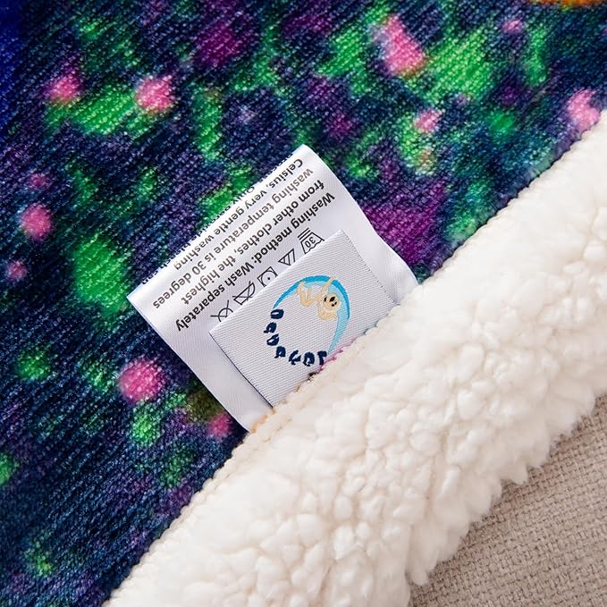 COSUSKET Throw Blanket for Kids Sherpa 50×60 inches, Mermaid Blankets, Super Soft Fuzzy Plush Flannel Blanket Girls Gifts