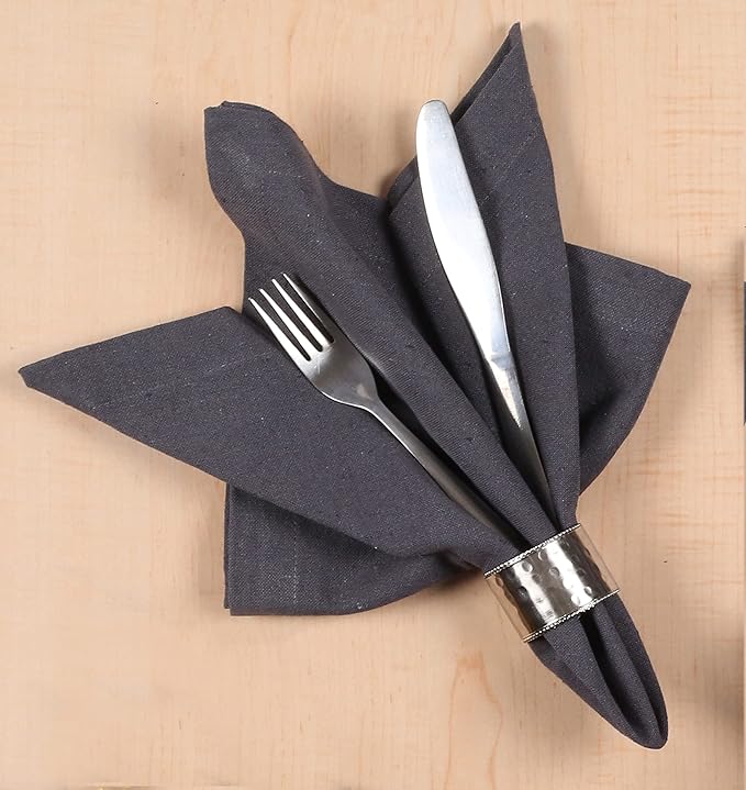 Cloth Napkins,Cotton Napkins,Dinner Napkins Cloth,Dinner Napkins,Cloth Napkins Set of 12 Cotton,Napkins Cloth,Cloth Napkins cotton,Cotton Dinner Napkins,Machine Washable Dinner Napkin 18x18 Charcoal