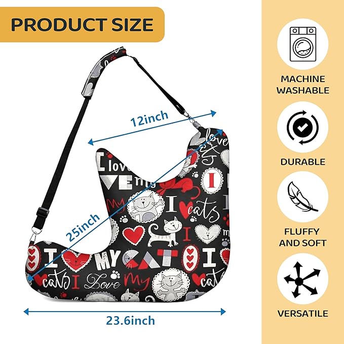 Rotator Cuff Pillow Post Shoulder Surgery Recovery Supplies Pillow,Providing Support for Post-Surgery Shoulder Comfortable Cotton Bag Pillow With an Detachable Design Post Surgery Shoulder Pillow