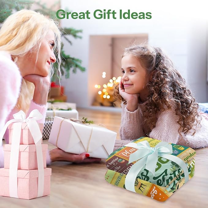 Gifts for Gardeners Woman, Plant Lover Gifts for Women, Plant Gifts Blanket, Gardening Gifts for Women, Blanket for Plant Lover Mom Aunt Grandma Daughter Mothers Day Christmas 60x80