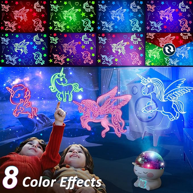 Unicorns Gifts for Girls,Girls Toys 8-10 Years Old,Girls Unicorn Toys Age 6-8.Unicorn.Night Light Projector for Girls Age 2-8.Christmas Holiday Birthday Party Unicorn Decorations for Girls Room