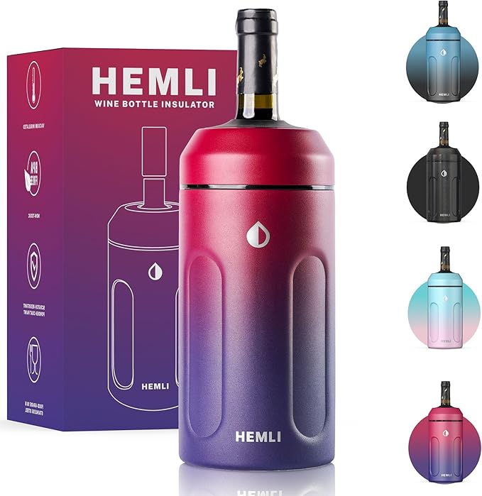 Wine Chiller, Wine Bottle Chiller, Wine Bottle Cooler, Wine Chiller Sleeve, Wine Cooler Holder, Champagne Chiller, Wine Gift Ideas