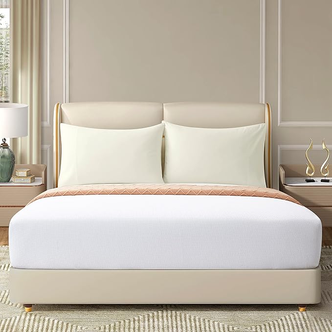 Travel Pillow Cases 14x20 Beige Microfiber Pillow Cases Soft Comfortable Not Shrink Toddler Pillow Case 14x20 Pillow Case Envelope Style 2 Pack