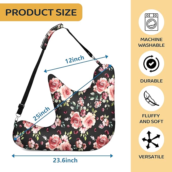 Rotator Cuff Pillow Post Shoulder Surgery Recovery Supplies Pillow,Providing Support for Post-Surgery Shoulder Comfortable Cotton Bag Pillow With an Detachable Design Post Surgery Shoulder Pillow