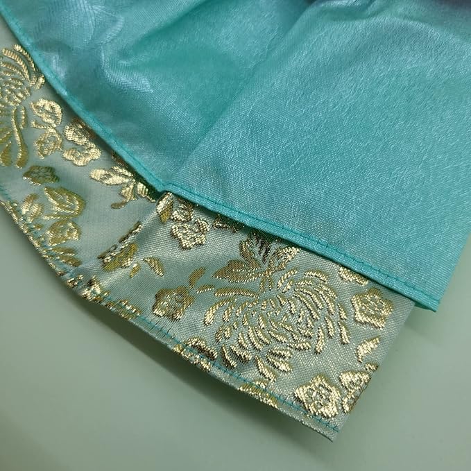 Korean Traditional Clothes Hanbok Wine Bottle Cover Housewarming Gifts,First Home House Homeowner Gifts (Queen-Mint)