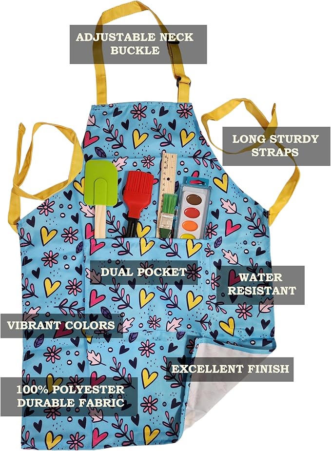 Kids Apron - cooking, gardening, artist, painting, cleaning, baking, pottery, chef, kitchen - gift boys, girls