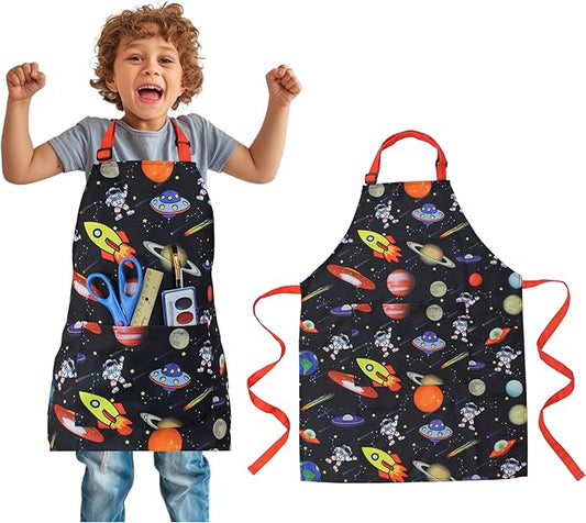 Kids Apron - cooking, gardening, artist, painting, cleaning, baking, pottery, chef, kitchen - gift boys, girls