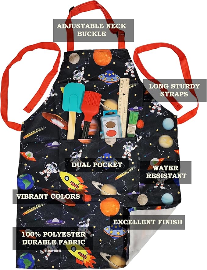 Kids Apron - cooking, gardening, artist, painting, cleaning, baking, pottery, chef, kitchen - gift boys, girls