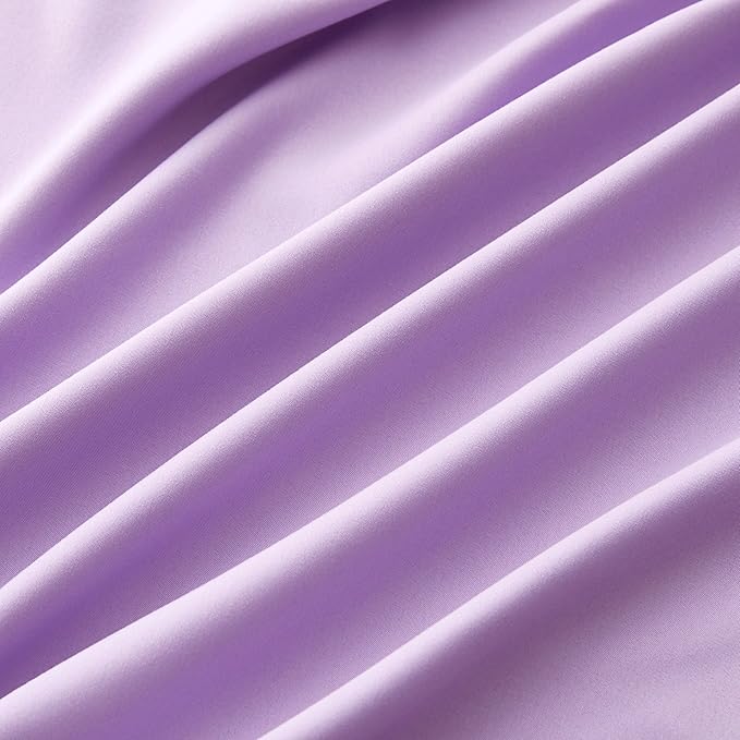 Toddler Pillow Cases Set of 2 Microfiber Travel Pillow Cases 14x20 Comfortable Not Shrink Soft Pillow Cases Light Purple Pillow Covers Envelope Style