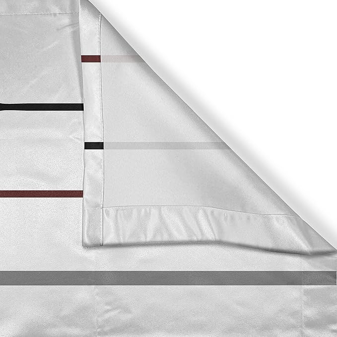 Ambesonne Wine Kitchen Curtains, Abstract Wine Glasses Silhouettes with Dots Alcohol Drink Modern, Window Drapes 2 Panel Set for Kitchen Cafe Decor, 55" x 39", Black Grey