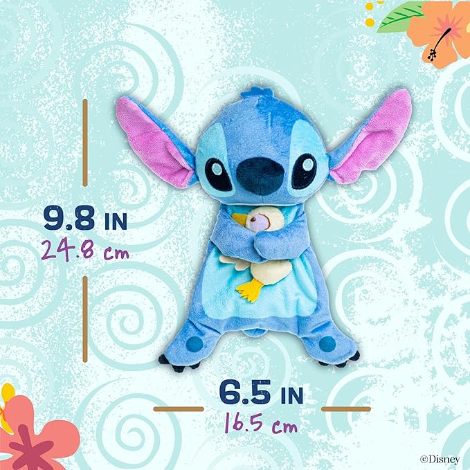 KIDS PREFERRED Disney Stitch Snuggle Blanket, Blue