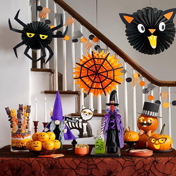 JOYEONDEF 2 Pieces Halloween Wine Bottle Cover Decorative Dracula Halloween Wine Cover Halloween Party Table Gifts