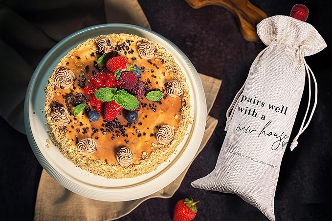 Housewarming Gift Wine Bag, New Home Wine Gift Bag for New Home Owner Gift, Realtor Gift to Clients, Housewarming Party Decorations, Party Supplies and Favors-21