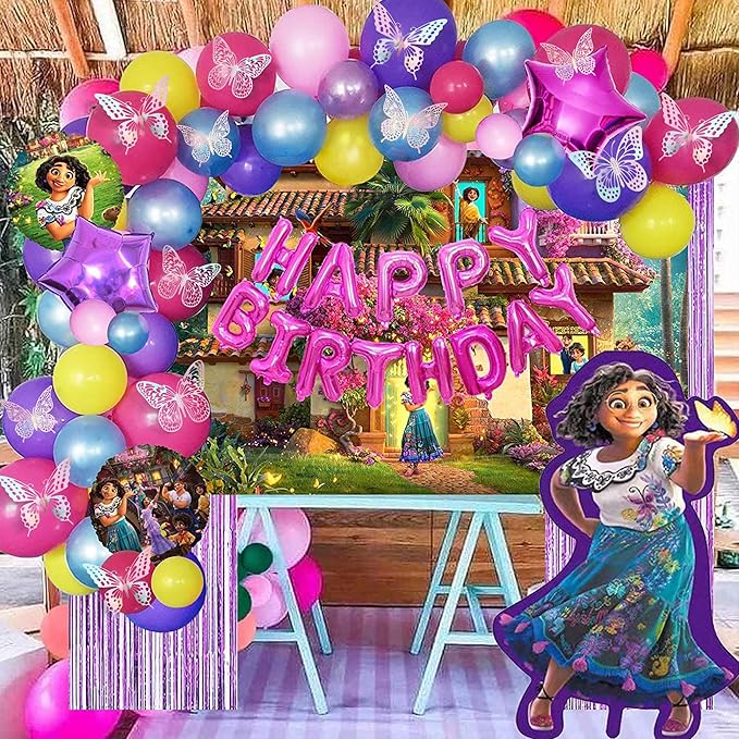 SAOROPEB 3D Butterfly Wall Decor 48 Pcs 4 Styles 3 Sizes, Laser Pink Butterfly Birthday Decorations Butterfly Party Decorations Cake Decorations, Removable Stickers (Laser Pink)