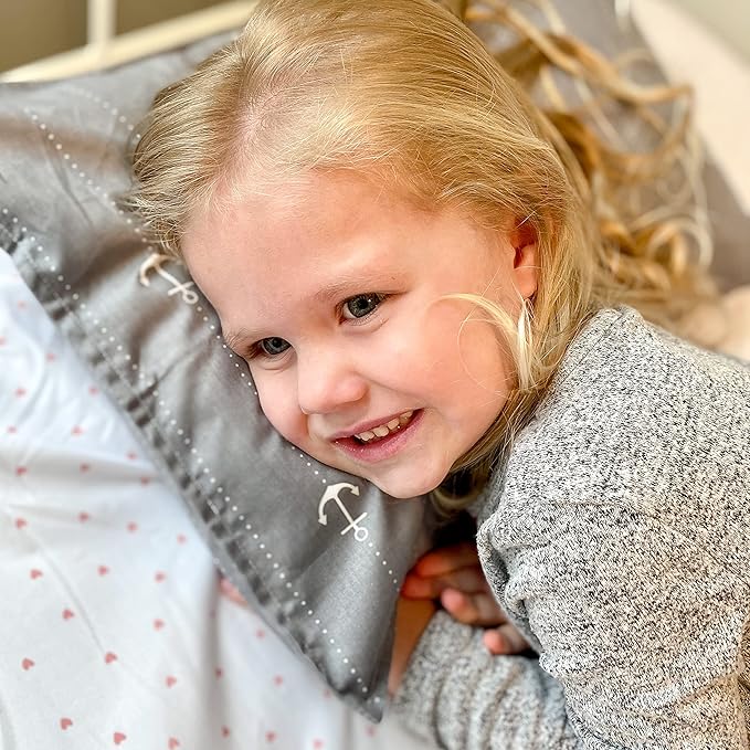 ALVABABY Toddler Pillow Cover Fits 13 x 18,12x 16 Kids Pillow 2 Pack Cotton Sleep Travel Pillowcases with Envelope Baby Children Pillowcase for Boys Girls Strawberry Fox