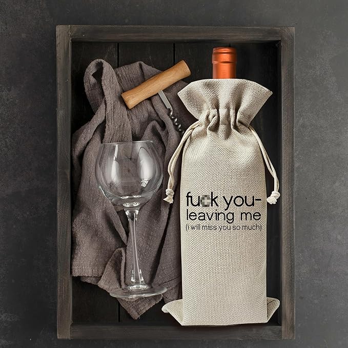 Housewarming Wine Bag - Housewarming Party Decorations - New Home Owner Gift - New House Congratulations decorations - Housewarming Party Supplies - Gift for Women Men - Realtor Gift - HiMo210
