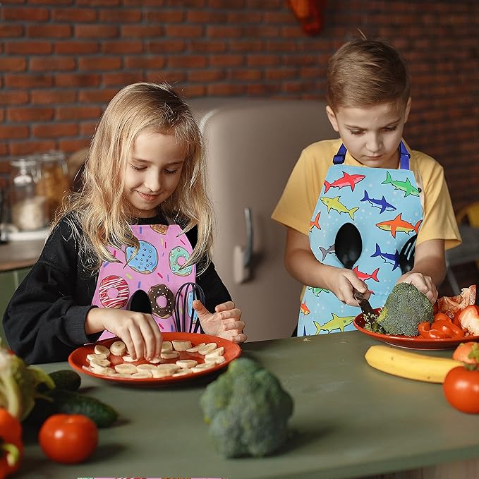 Kids Apron - cooking, gardening, artist, painting, cleaning, baking, pottery, chef, kitchen - gift boys, girls