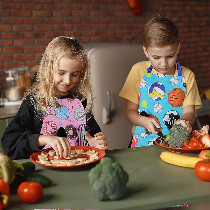 Kids Apron - cooking, gardening, artist, painting, cleaning, baking, pottery, chef, kitchen - gift boys, girls