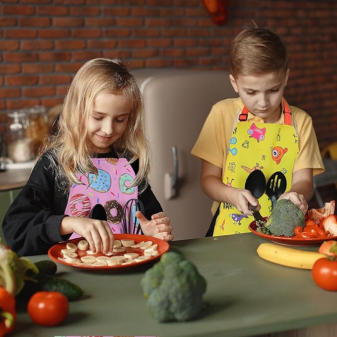Kids Apron - cooking, gardening, artist, painting, cleaning, baking, pottery, chef, kitchen - gift boys, girls